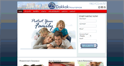Desktop Screenshot of dakkakinsurance.com